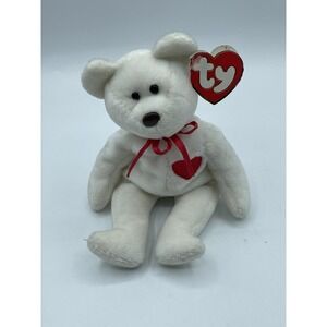 Vintage Ty 4058 Valentino Bear Beanie Baby 1993 With Tags